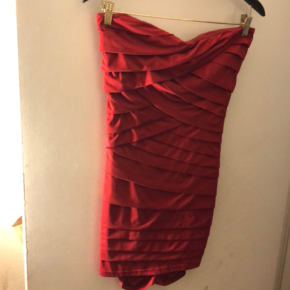 Red dress
